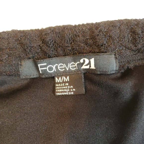 EUC Black Lace Mini Skirt - Picture 3 of 4